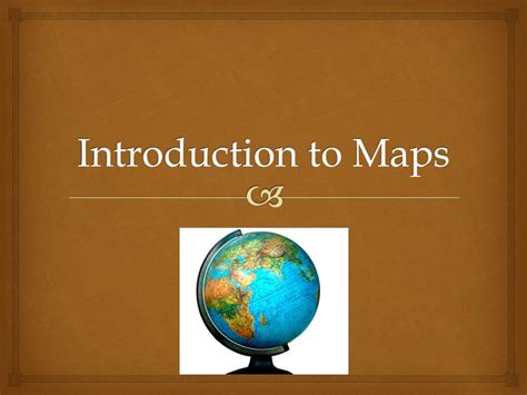 Introduction to MAP How To Draw The Map